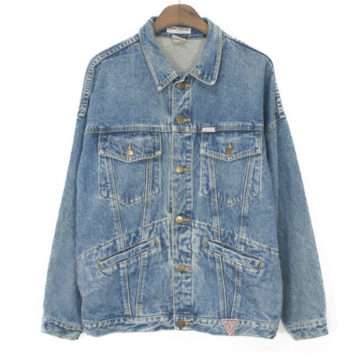 80&#039;s Guess Wide Fit Washing Denim Jacket