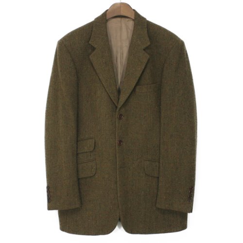 80&#039;s Mulberry Wool 3 Button Jacket