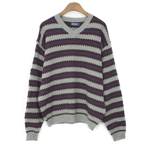 Nigel Cabourn Wool V-neck Sweater