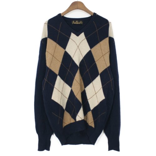 Kinloch Anderson Wool &amp; Angora V-neck Sweater
