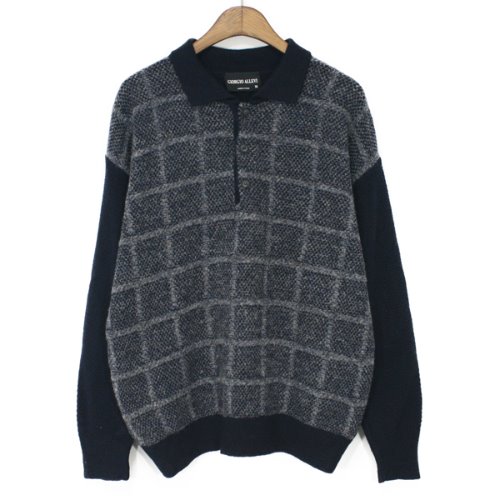 90&#039;s Giorgio Allevi Wool Collar Neck Sweater