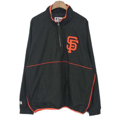 90&#039;s Majestic MLB Pullover Jacket