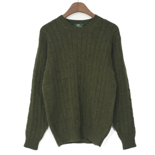 Mitsumine Merino Wool Cable Sweater