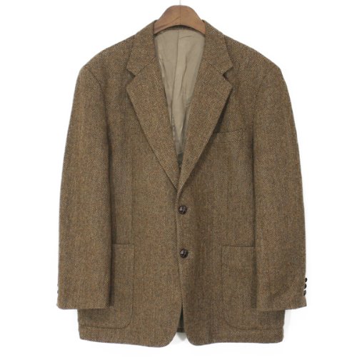 Lexington Club Shetland Tweed Wool 2 Button Jacket
