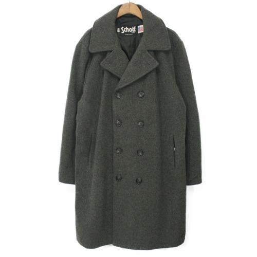 Schott Wool Long Pea Coat