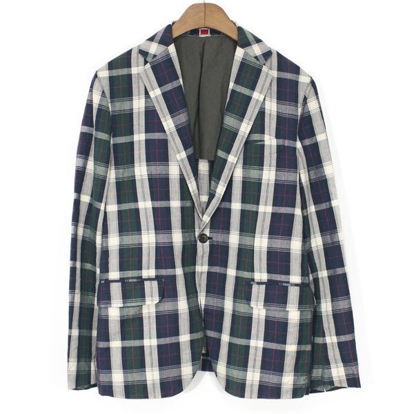 Tomorrowland Cotton &amp; Linen 1 Button Jacket
