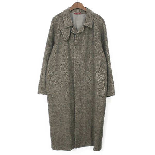 90&#039;s D&#039;urban Tweed Wool Raglan Coat