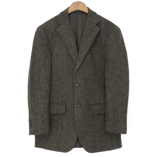 Teijin Men&#039;s Shop Harris Tweed Wool 3 Button Jacket