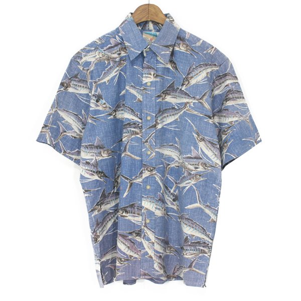 Gyotaku by Naoki for Reyn Spooner Cotton Hawaiian Shirts