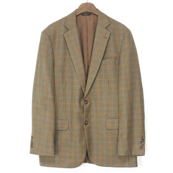 Brooks Brothers I8I8 &#039;Madison&#039; Check Wool 2 Button Jacket