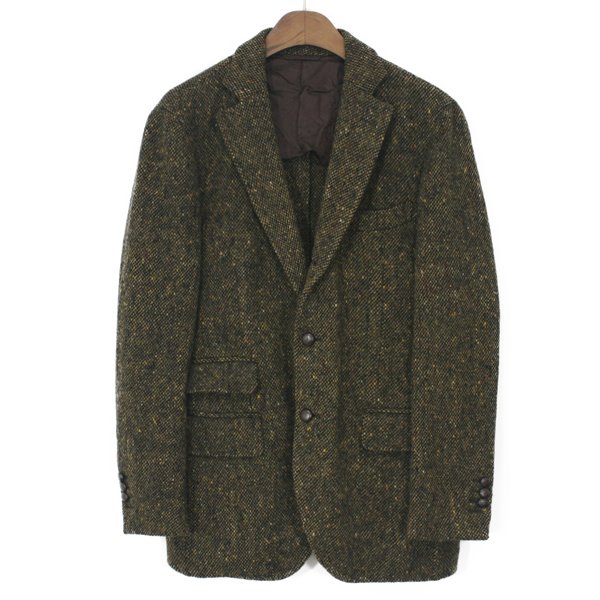 Strano Magee Tweed Wool 3 Button Jacket