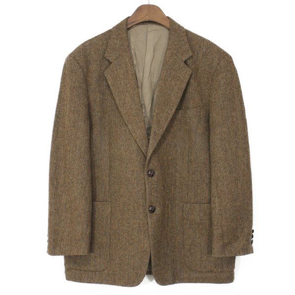Lexington Club Shetland Tweed Wool 2 Button Jacket