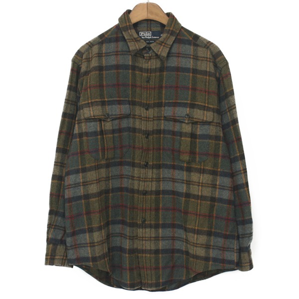 90&#039;s Polo Ralph Lauren Wool Check Shirts