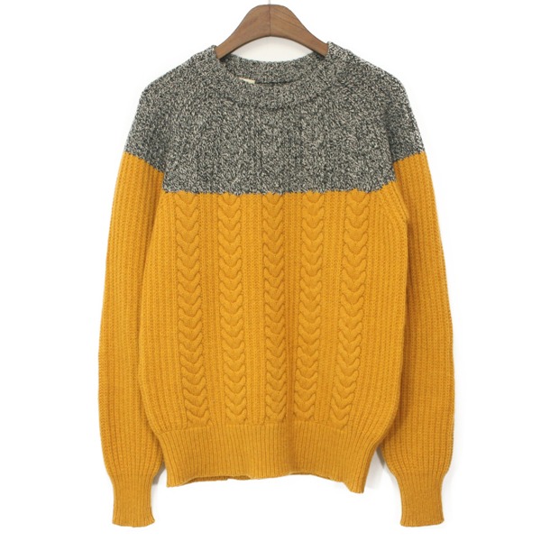 N.Hoolywood Wool Cable Sweater