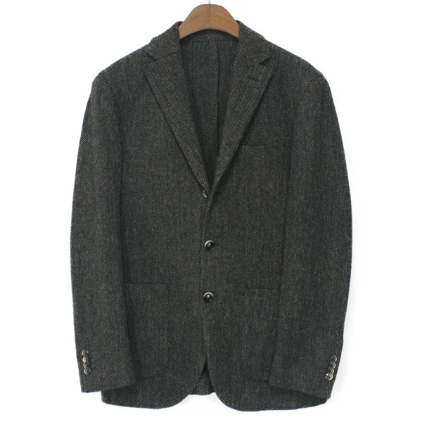 Lubiam Tweed Wool 3 Button Jacket