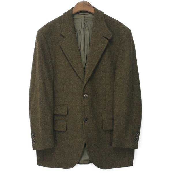 90&#039;s Hugo Boss Harris Tweed 2 Button Jacket