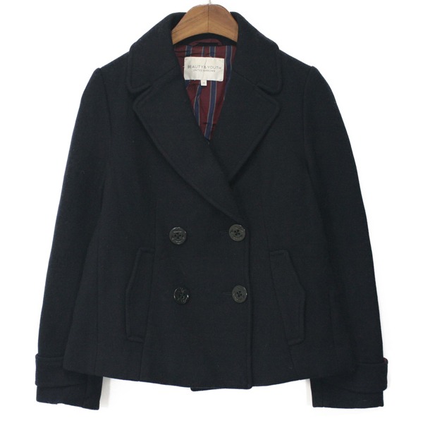 [Woman] beauty &amp; Youth by United Arrows Wool Short Pea Coat