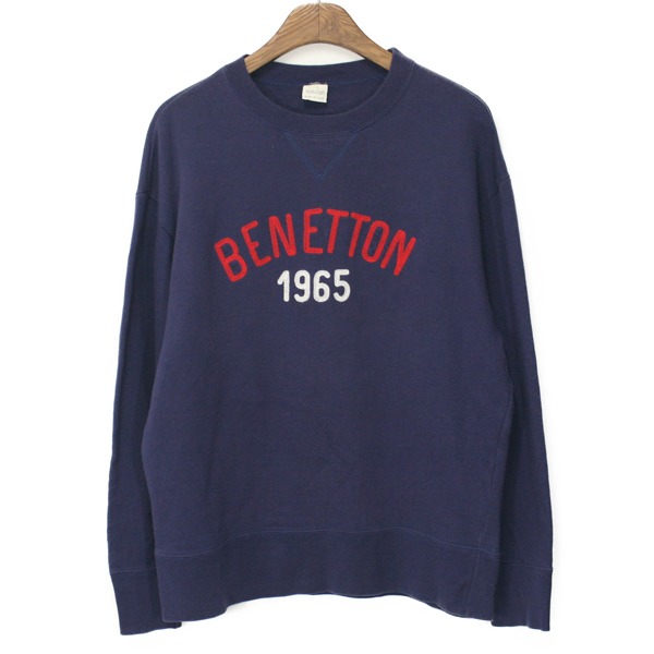 90&#039;s United Colors of Benetton Embroidery Sweatshirt