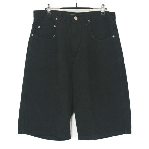90&#039;s Guess Black Denim Shorts