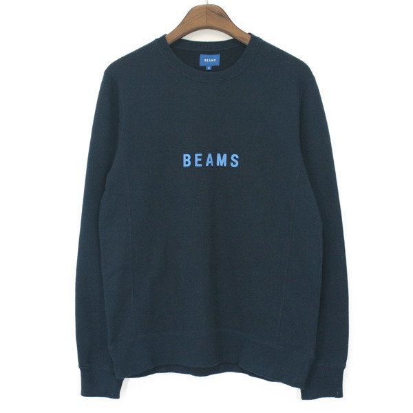 Beams Cotton Logo Sweatshirt