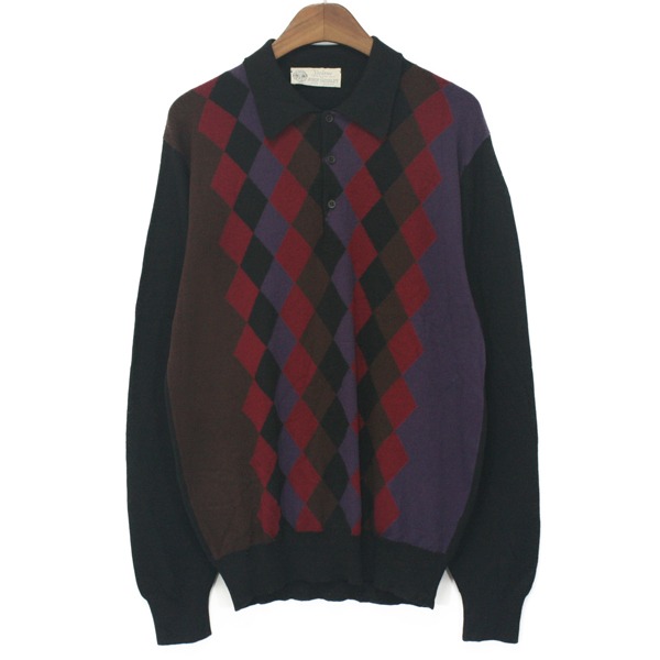 John Smedley Lambs Wool Collar Neck Sweater