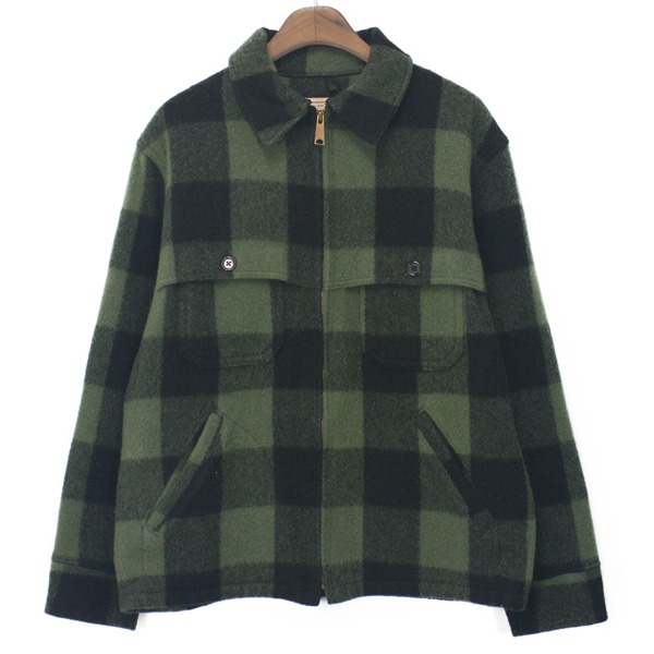 90&#039;s Woolrich Check Wool Hunting Jacket