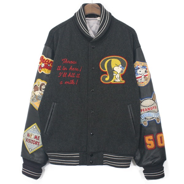 00&#039;s Peanuts 50th Anniversary Limited Edition Varsity Jacket