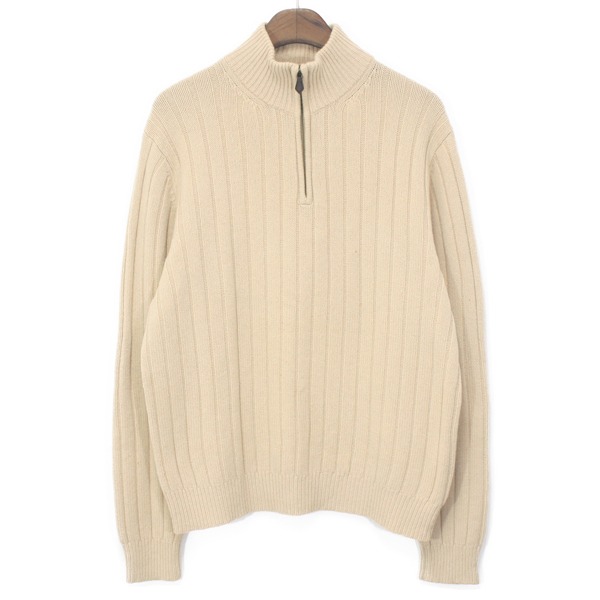 Brooks Brothers Lambs Wool Half Zip-up Sweater