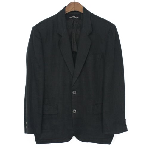 90&#039;s tricot Comme des Garcons Linen 2 Button Jacket