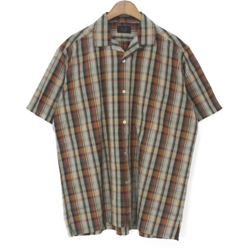 90&#039;s Y&#039;s for men LQ Open Collar Check Shirts
