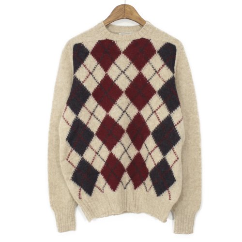 80&#039;s J&amp;D.McGeorge Shetland Wool Sweater