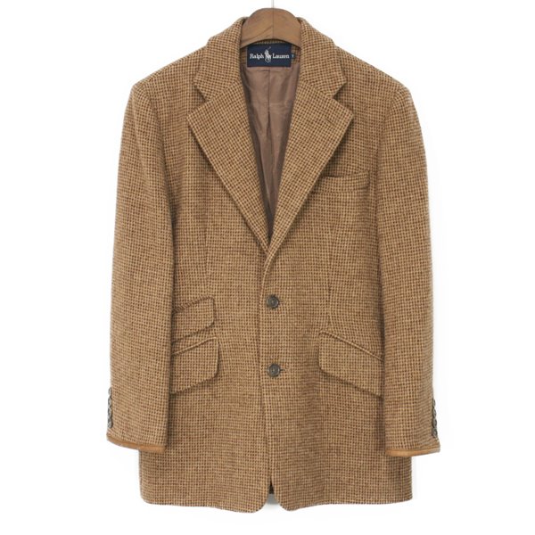 [Woman] 90&#039;s Ralph Lauren Tweed Wool 3 Button Jacket