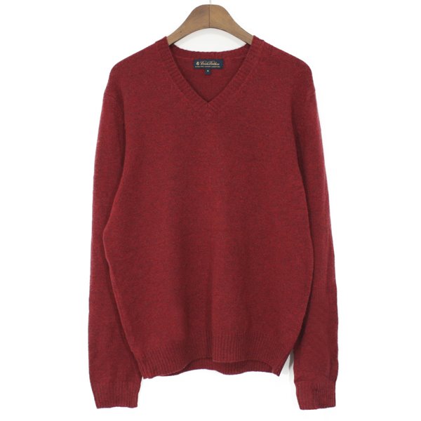 Brooks Brothers Lambswool V-neck Sweater
