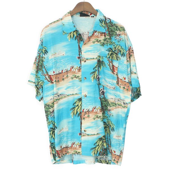 Monzini Collection Rayon Hawaiian Shirts