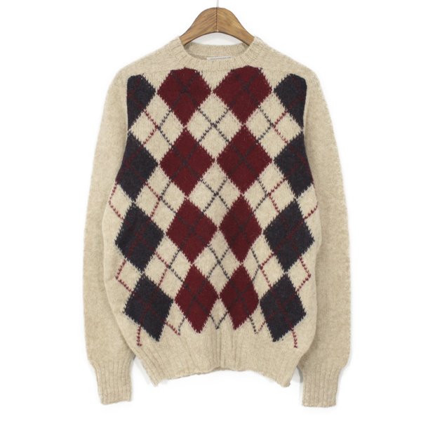 80&#039;s J&amp;D.McGeorge Shetland Wool Sweater