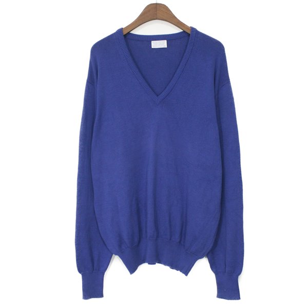 80&#039;s Brooks Brothers Sea Island Cotton V-neck Sweater