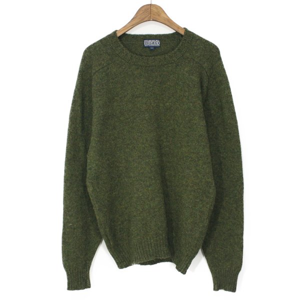 90&#039;s Lands&#039; End Shetland Wool Sweater