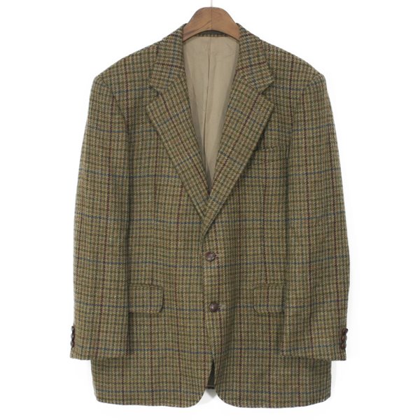 90&#039;s Burberrys Shetland Wool Tweed Jacket