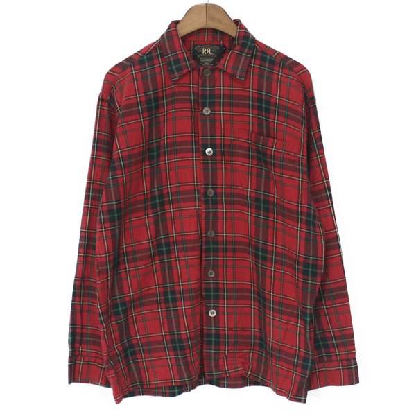 90&#039;s Double RL Cotton &amp; Wool Check Shirts