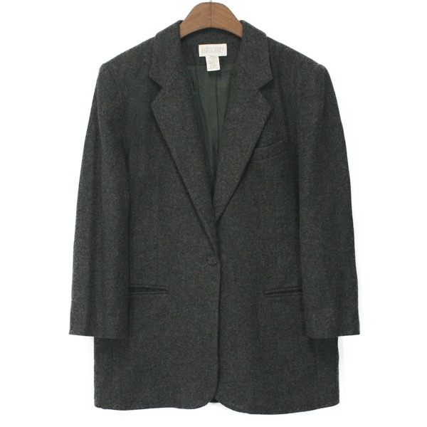 [Woman] 90&#039;s Lands&#039; End Wool &amp; Cashmere One Button Jacket