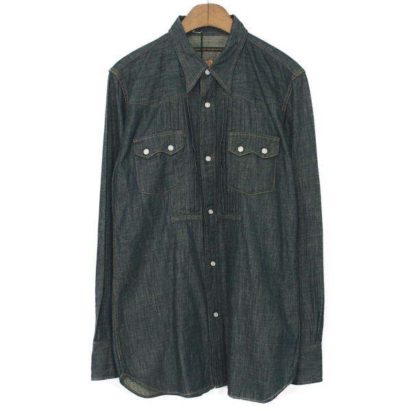 [New] Talking About The Abstraction Denim Western Shirts