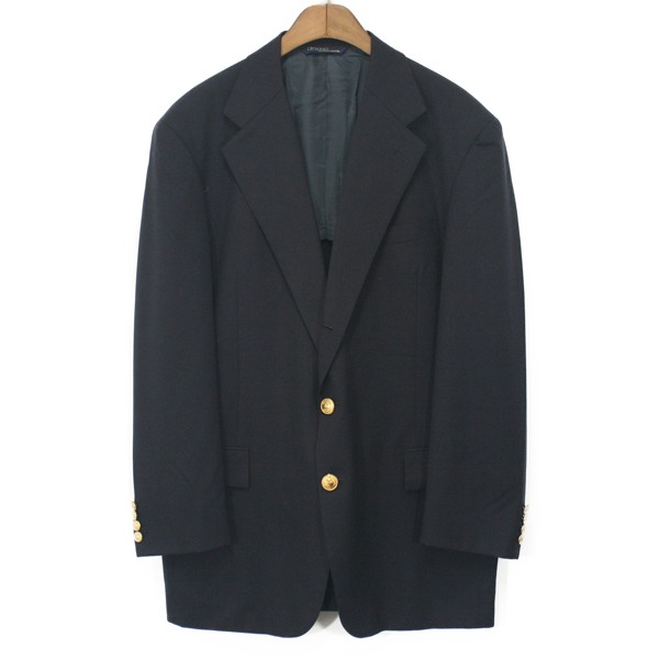 90&#039;s Polo Ralph Lauren 3 Gold Button Wool Jacket