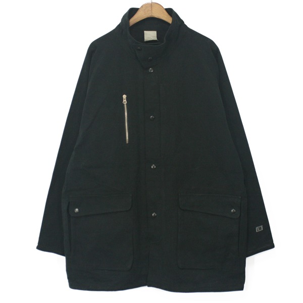 90&#039;s Alphanumeric Canvas Cotton Single Raglan Jacket