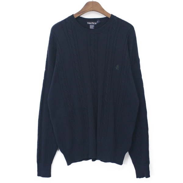 90&#039;s Nautica Cotton Cable Sweater
