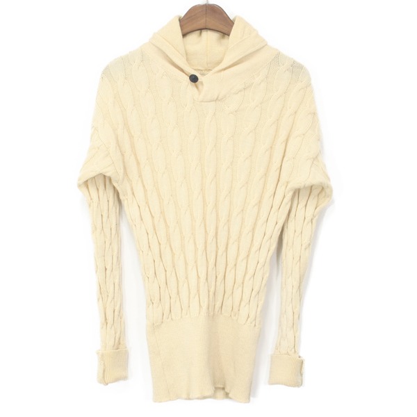 North Sea Clothing Wool Shawl Collar Sweater