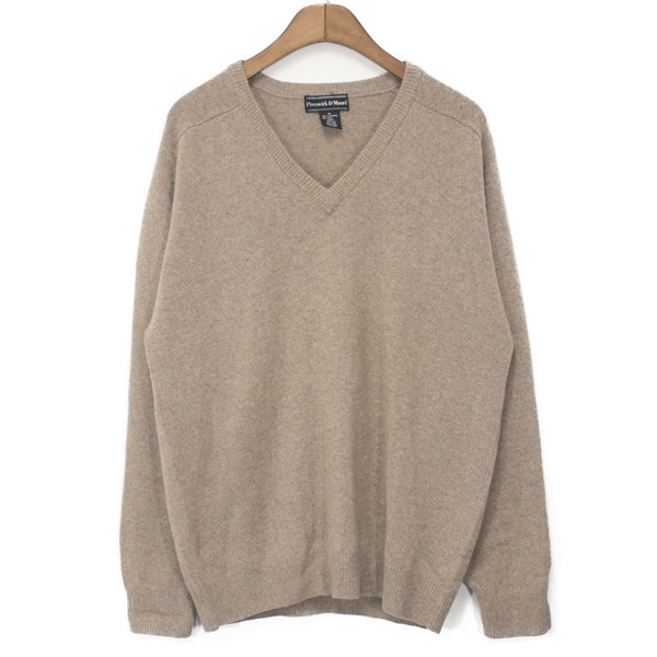 90&#039;s Preswick &amp; Moore Cashmere &amp; Wool V-neck Sweater