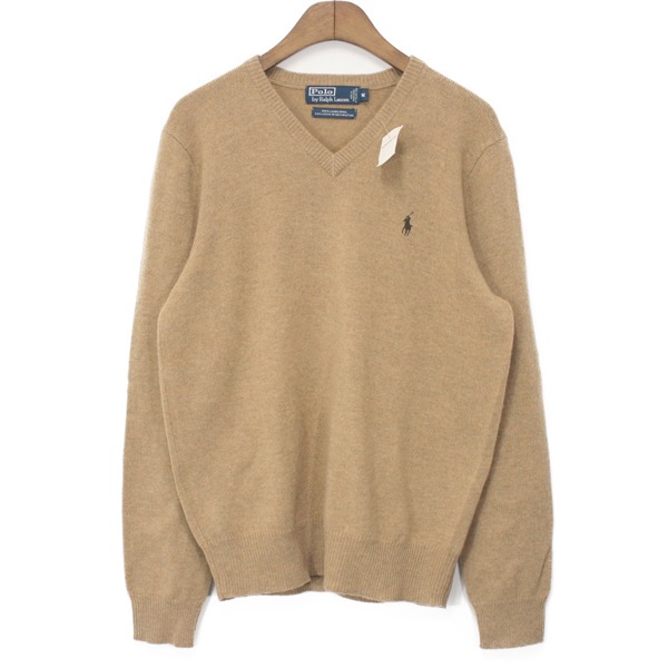 [New] Polo Ralph Lauren Lambs Wool V-neck Sweater