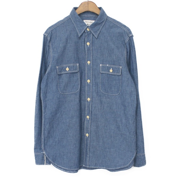 Green Label Relaxing by United Arrows Selvedge Chambray Work Shirts